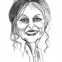 Caricature brigitte bardot 1